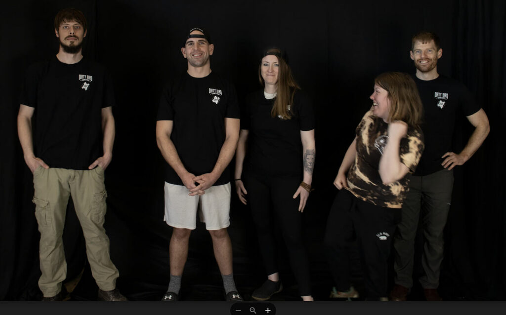 dirty bird team photo